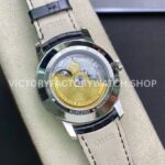 TWS Factory Vacheron Constantin Retrograde Calendar 4010U/000G-B330 42.5mm Steel Leather Strap White Dial