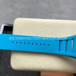 UOK Factory Richard Mille RM055 42.7mm Carbon Fiber Blue Rubber Strap Blue Edge Skeletonized Dial (7) UOK Factory Richard Mille RM 055 42.7mm Carbon Fiber Blue Rubber Strap Blue Edge Skeletonized Dial