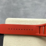 UOK Factory Richard Mille RM055 42.7mm Carbon Fiber Titanium Red Rubber Strap Black Edge Skel (5) UOK Factory Richard Mille RM 055 42.7mm Carbon Fiber Titanium Red Rubber Strap Black Edge Skeletonized Dial
