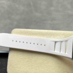 UOK Factory Richard Mille RM 055 42.7mm Carbon Fiber White Rubber Strap White Edge Skeletonized Dial