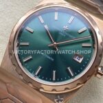 VC+ Factory Vacheron Constantin Historiques 222 Rose Gold Green Dial (1) VC+ Factory Vacheron Constantin Historiques 222 37mm Full Rose Gold Green Dial