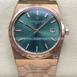 VC+ Factory Vacheron Constantin Historiques 222 Rose Gold Green Dial (4) VC+ Factory Vacheron Constantin Historiques 222 37mm full rose gold green dial replica watch