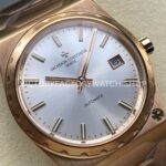 VC+ Factory Vacheron Constantin Historiques 222 Rose Gold Silver Dial (1) VC+ Factory Vacheron Constantin Historiques 222 37mm Full Rose Gold Silver Dial