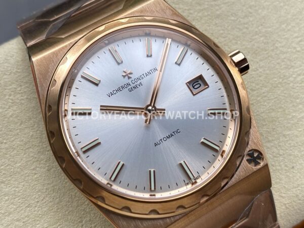 VC+ Factory Vacheron Constantin Historiques 222 Rose Gold Silver Dial (1) VC+ Factory Vacheron Constantin Historiques 222 37mm Full Rose Gold Silver Dial