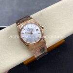 VC+ Factory Vacheron Constantin Historiques 222 Rose Gold Silver Dial (4) VC+ Factory Vacheron Constantin Historiques 222 37mm Full Rose Gold Silver Dial