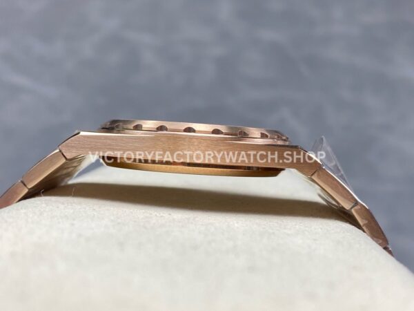 VC+ Factory Vacheron Constantin Historiques 222 Rose Gold Silver Dial (5) VC+ Factory Vacheron Constantin Historiques 222 37mm Full Rose Gold Silver Dial