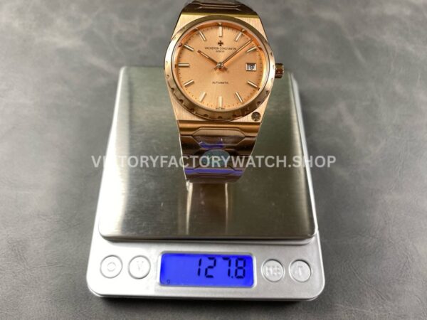 VC+ Factory Vacheron Constantin Historiques 222 Rose Gold Yellow Dial (8) VC+ Factory Vacheron Constantin Historiques 222 37mm Full Rose Gold Yellow Dial
