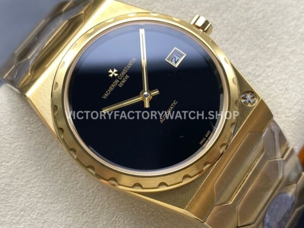 VC+ Factory Vacheron Constantin Historiques 222 Yellow Gold Black Dial (1) VC+ Factory Vacheron Constantin Historiques 222 37mm Full Yellow Gold Black Dial