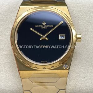 VC+ Factory Vacheron Constantin Historiques 222 37mm full yellow gold black dial replica watch