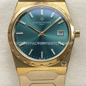 VC+ Factory Vacheron Constantin Historiques 222 37mm full yellow gold green dial replica watch