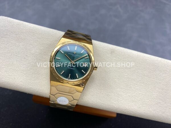 VC+ Factory Vacheron Constantin Historiques 222 Yellow Gold Green Dial (5) VC+ Factory Vacheron Constantin Historiques 222 37mm Full Yellow Gold Green Dial
