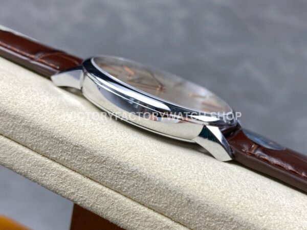 VC+ Factory Vacheron Constantin Patrimony 81180000G-9117 40mm Brown Leather Strap White Gold White Dial (10) VC+ Factory Vacheron Constantin Patrimony 81180/000G-9117 40mm White Gold Brown Leather Strap White Dial