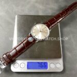 VC+ Factory Vacheron Constantin Patrimony 81180000G-9117 40mm Brown Leather Strap White Gold White Dial (4) VC+ Factory Vacheron Constantin Patrimony 81180/000G-9117 40mm White Gold Brown Leather Strap White Dial