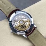 VC+ Factory Vacheron Constantin Patrimony 81180000G-9117 40mm Brown Leather Strap White Gold White Dial (9) VC+ Factory Vacheron Constantin Patrimony 81180/000G-9117 40mm White Gold Brown Leather Strap White Dial