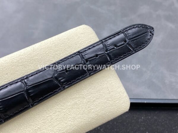 VC+ Factory Vacheron Constantin Patrimony 81180000P-9220 Limited Edition 40mm Platinum Black L (6) VC+ Factory Vacheron Constantin Patrimony 81180/000P-9220 Limited Edition 40mm Platinum Black Leather Strap Platinum Silver Dial