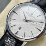 VC+ Factory Vacheron Constantin Patrimony 85180000G-9230 40mm Leather Strap White Gold White Dial (1) VC+ Factory Vacheron Constantin Patrimony 85180/000G-9230 40mm White Gold Leather Strap White Dial