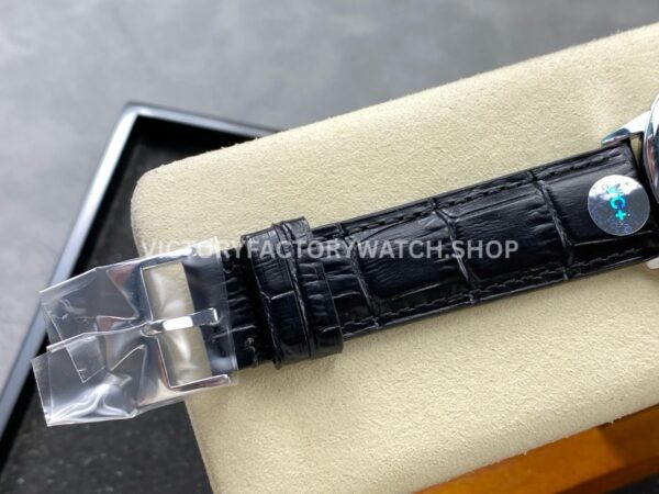 VC+ Factory Vacheron Constantin Patrimony 85180000G-9230 40mm Leather Strap White Gold White Dial (3) VC+ Factory Vacheron Constantin Patrimony 85180/000G-9230 40mm White Gold Leather Strap White Dial