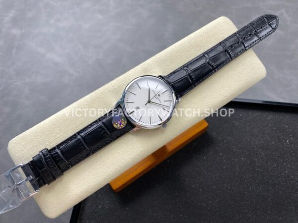VC+ Factory Vacheron Constantin Patrimony 85180000G-9230 40mm Leather Strap White Gold White Dial (4) VC+ Factory Vacheron Constantin Patrimony 85180/000G-9230 40mm White Gold Leather Strap White Dial