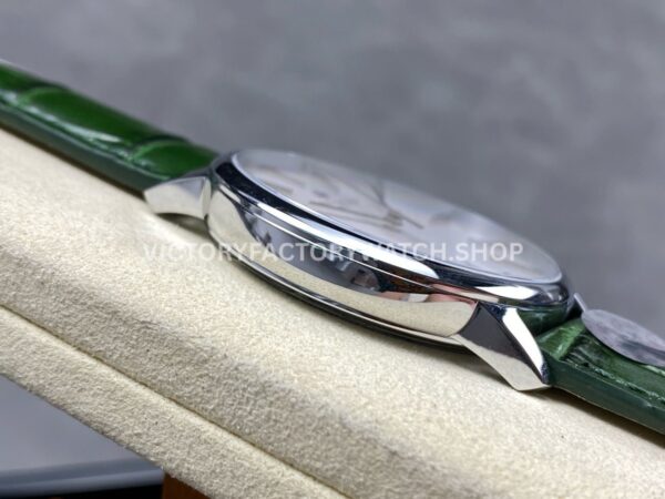 VC+ Factory Vacheron Constantin Patrimony 85180/000G-H035 40mm Leather Strap White Gold Silver Dial