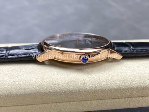 VC+ Factory Vacheron Constantin Patrimony 85180000R-9166 40mm Rose Gold Leather Strap Grey Dial (5) VC+ Factory Vacheron Constantin Patrimony 85180/000R-9166 40mm Rose Gold Leather Strap Grey Dial