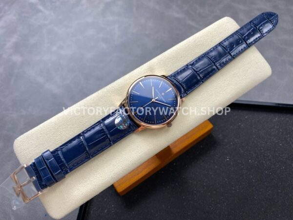 VC+ Factory Vacheron Constantin Patrimony 85180000R-B515 40mm Rose Gold Leather Strap Black Dial (10) VC+ Factory Vacheron Constantin Patrimony 85180/000R-B515 40mm Rose Gold Leather Strap Black Dial