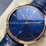 VC+ Factory Vacheron Constantin Patrimony 85180000R-B515 40mm Rose Gold Leather Strap Black Dial (11) VC+ Factory Vacheron Constantin Patrimony 85180/000R-B515 40mm Rose Gold Leather Strap Black Dial