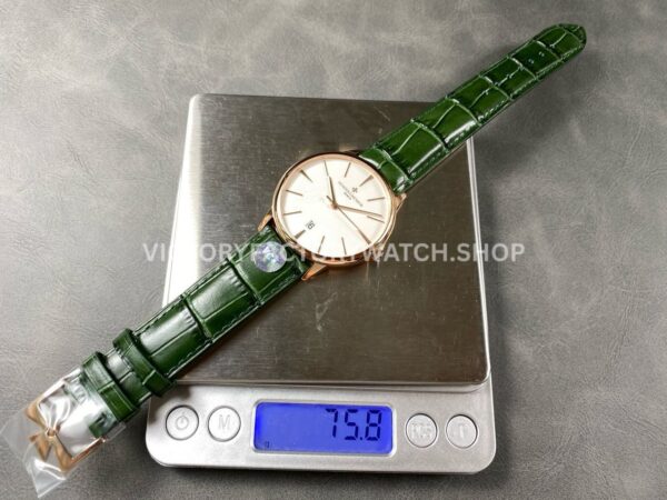VC+ Factory Vacheron Constantin Patrimony 85180000R-H116 40mm Rose Gold Leather Strap Silver Dial (7) VC+ Factory Vacheron Constantin Patrimony 85180/000R-H116 40mm Rose Gold Leather Strap Silver Dial