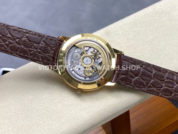 VC+Factory Vacheron Constantin Patrimony 85180000J-9231 40mm Yellow Gold Leather Strap Silver Dial (9) VC+Factory Vacheron Constantin Patrimony 85180/000J-9231 40mm Yellow Gold Leather Strap Silver Dial