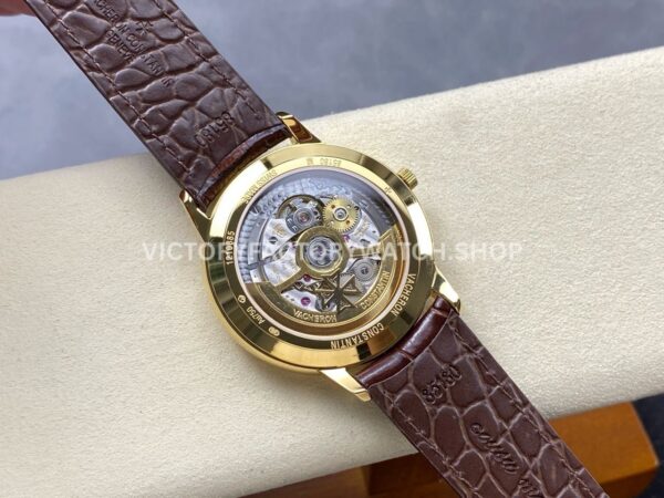 VC+Factory Vacheron Constantin Patrimony 85180000J-H069 40mm Yellow Gold Leather Strap Gold-Toned Dial (1) VC+Factory Vacheron Constantin Patrimony 85180/000J-H069 40mm Yellow Gold Leather Strap Gold-Toned Dial