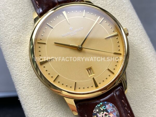 VC+Factory Vacheron Constantin Patrimony 85180000J-H069 40mm Yellow Gold Leather Strap Gold-Toned Dial (3) VC+Factory Vacheron Constantin Patrimony 85180/000J-H069 40mm Yellow Gold Leather Strap Gold-Toned Dial
