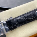 VC+ Factory Vacheron Constantin Patrimony 81180/000P-9220 Limited Edition 40mm Platinum Black Leather Strap Platinum Silver Dial