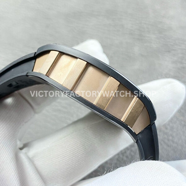YS Factory Richard Mille Darth Vader Watch RM 47 43mm Black Ceramic Rubber Strap Skeletonized Dial (2) YS Factory Richard Mille Darth Vader Watch RM 47 43mm Black Ceramic Rubber Strap Skeletonized Dial