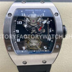 YS Factory Richard Mille RM 001 43mm titanium rubber strap skeletonized dial