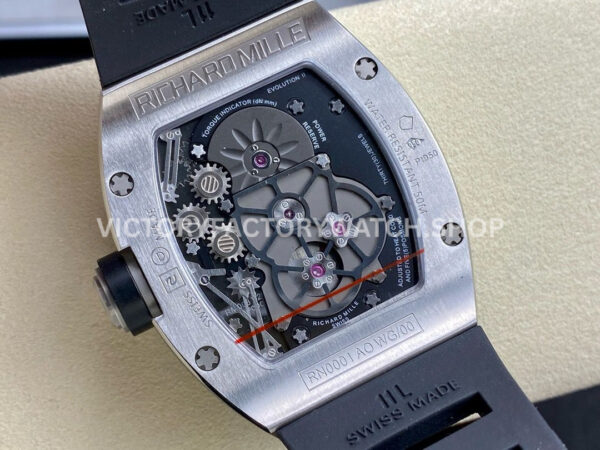 YS Factory Richard Mille RM 001 43mm Titanium Rubber Strap Skeletonized Dial