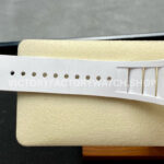 YS Factory Richard Mille RM 52-01 43mm White Ceramics White Rubber Strap Green Skeletonized Skull Dial