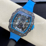 YS Factory Richard Mille RM 53-01 43mm Carbon Fiber Canvas Rubber Strap Skeletonized Black Dial (3) YS Factory Richard Mille RM 53-01 43mm Carbon Fiber Canvas Rubber Strap Skeletonized Black Dial