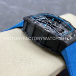 YS Factory Richard Mille RM 53-01 43mm Carbon Fiber Canvas Rubber Strap Skeletonized Black Dial (7) YS Factory Richard Mille RM 53-01 43mm Carbon Fiber Canvas Rubber Strap Skeletonized Black Dial