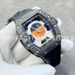 YS Factory Richard Mille RM52-05 43mm Carbon Fiber Black Rubber Strap Skeletonized Dial (5) YS Factory Richard Mille RM52-05 43mm Carbon Fiber Black Rubber Strap Skeletonized Dial