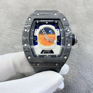 YS Factory Richard Mille RM 52-05 carbon fiber black rubber strap skeletonized dial