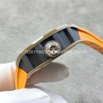 YS Factory Richard Mille RM 52-05 43mm Carbon Fiber Orange Rubber Strap Skeletonized Dial