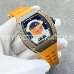 YS Factory Richard Mille RM 52-05 43mm Carbon Fiber Orange Rubber Strap Skeletonized Dial