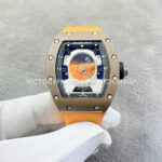 YS Factory Richard Mille RM 52-05 carbon fiber orange rubber strap skeletonized dial