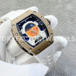 YS Factory Richard Mille RM 52-05 43mm Carbon Fiber White Rubber Strap Skeletonized Dial