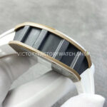 YS Factory Richard Mille RM 52-05 43mm Carbon Fiber White Rubber Strap Skeletonized Dial