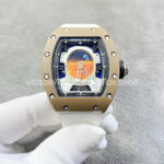 YS Factory Richard Mille RM 52-05 carbon fiber white rubber strap skeletonized dial