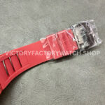YS Factory Richard Mille RM 52-01 43mm Red Carbon Fiber Red Rubber Strap Skeletonized Skull Dial