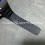 ZF Factory Richard Mille RM 055 42.7mm Carbon Fiber Black Rubber Strap Skeletonized Black Dial (9) ZF Factory Richard Mille RM 055 42.7mm Carbon Fiber Black Rubber Strap Skeletonized Black Dial
