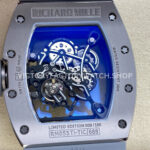 ZF Factory Richard Mille RM 055 42.7mm Full Grey Ceramic Rubber Strap Skeletonized Grey Dial