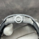 ZF Factory Richard Mille RM 055 42.7mm Titanium Black Rubber Strap Skeletonized White Dial