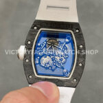 ZF Factory Richard Mille RM 055 42.7mm Titanium White Rubber Strap Skeletonized White Dial (3) ZF Factory Richard Mille RM 055 42.7mm Titanium White Rubber Strap Skeletonized White Dial